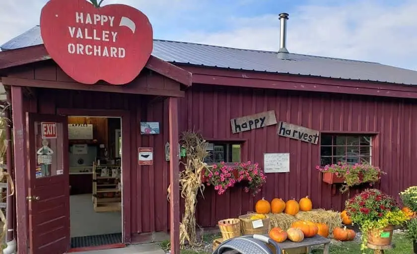 Photo of Apple Picking at Happy Valley Orchard Middlebury, Vermont